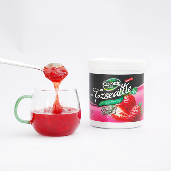 x0004 Strawberry pulp drink thick pulp jam-1